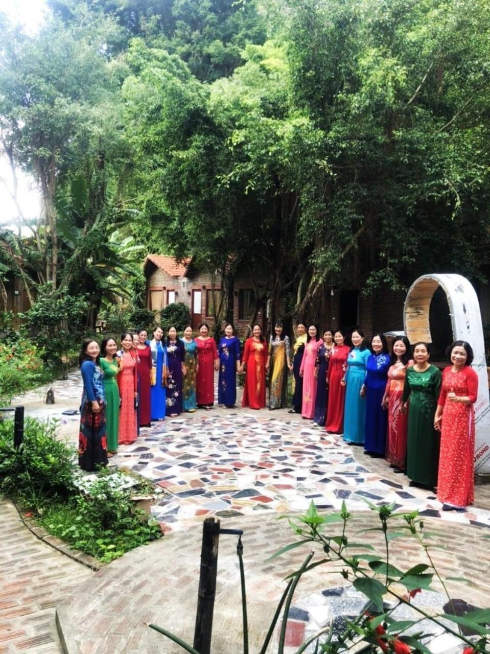 Отель Trang An Lim Garden Xuan Son Экстерьер фото